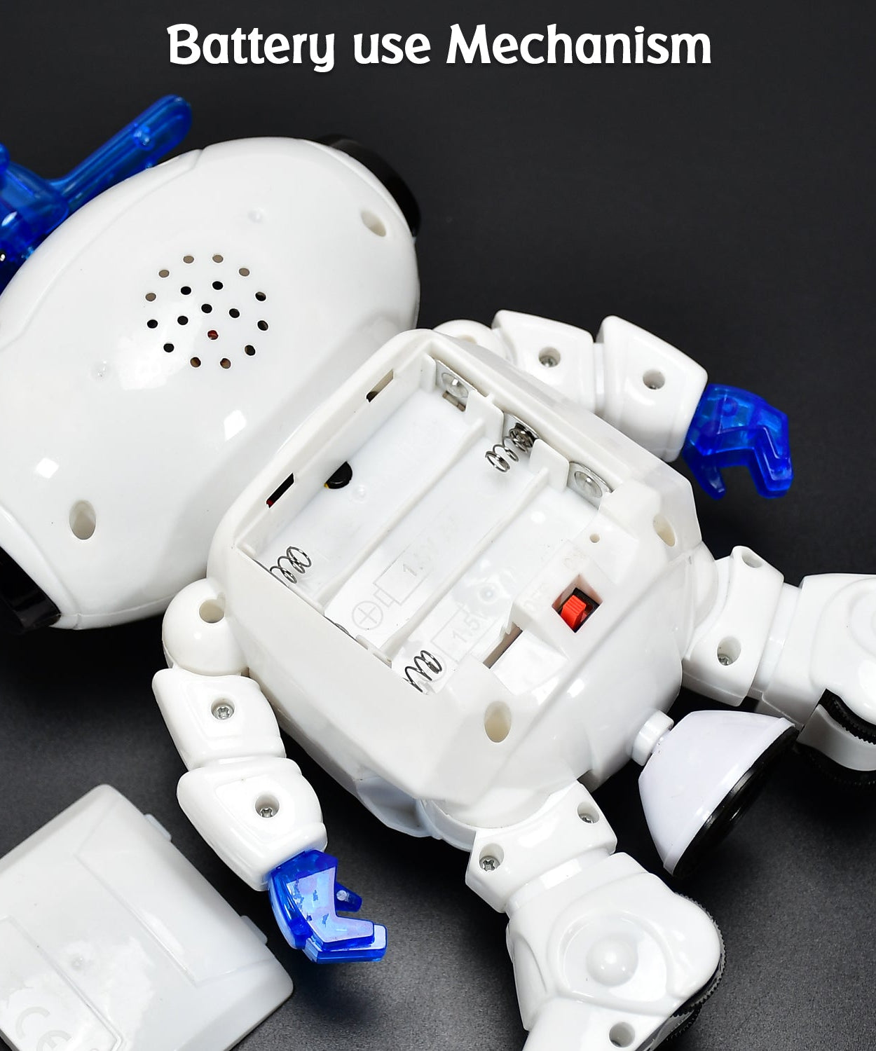 3D lights and music dancing robot toy.