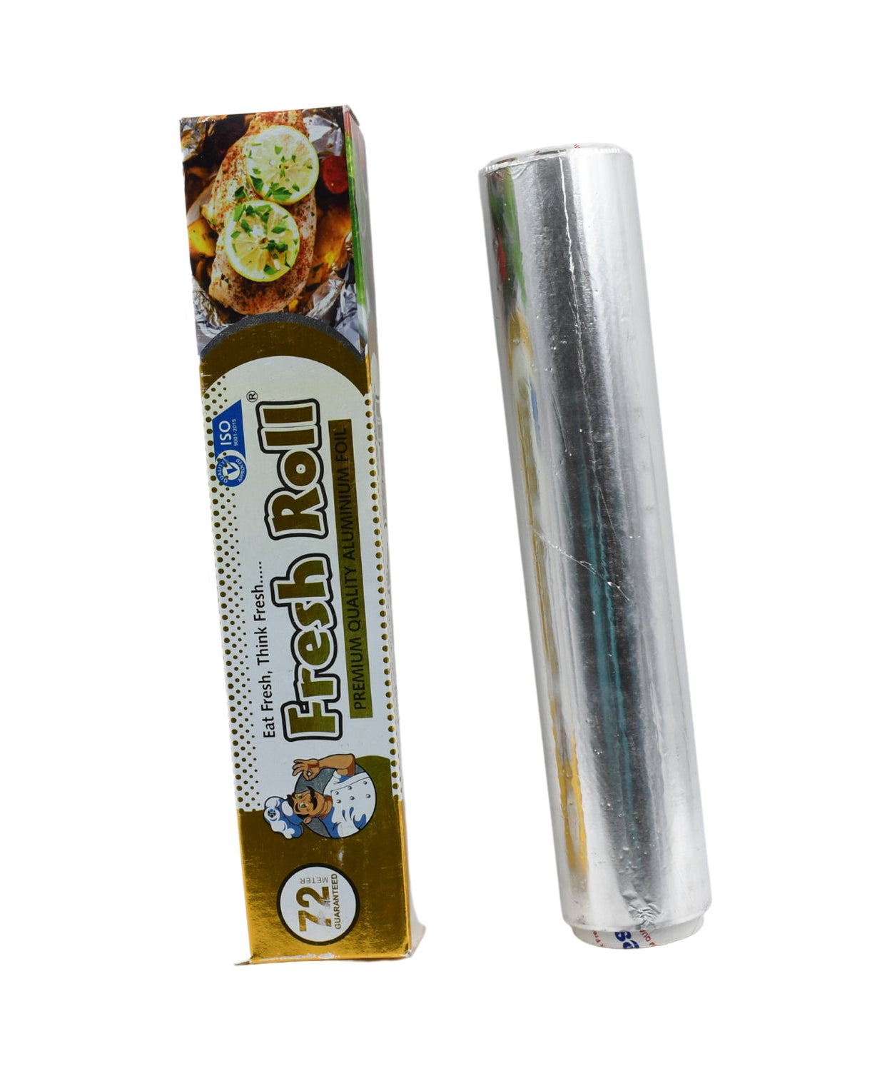 Thick and durable aluminum foil roll, 72 meters for grilling