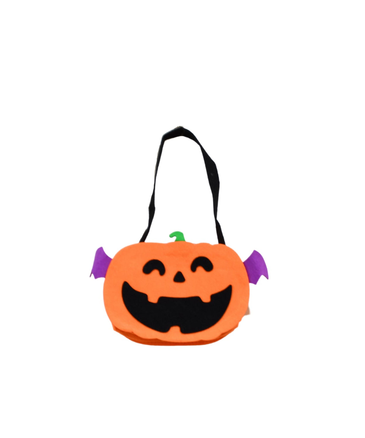 Halloween pumpkin candy bag, non-woven tote for kids' trick or treat
