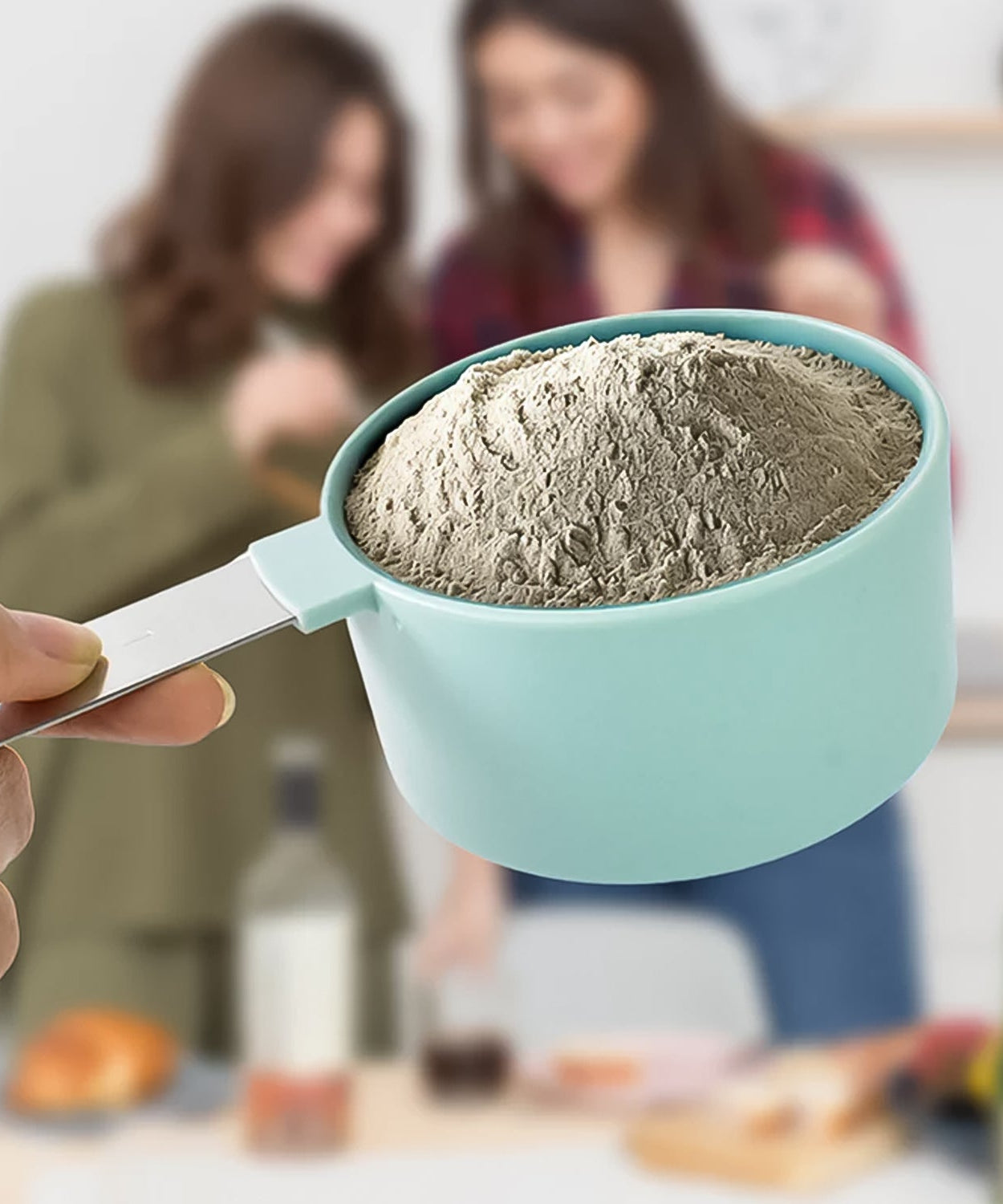 Stainless Steel and Plastics Measuring Cups (5 Pcs Set)