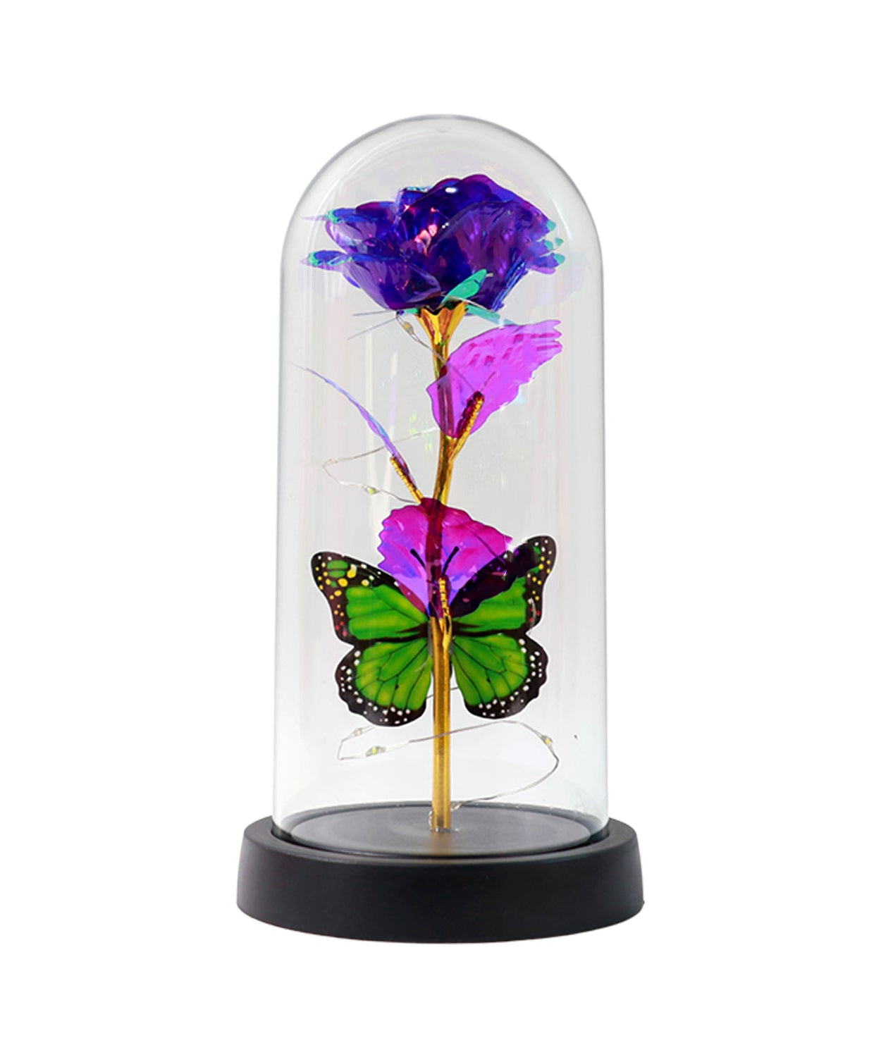 Blush Lite Rose & Wings Display