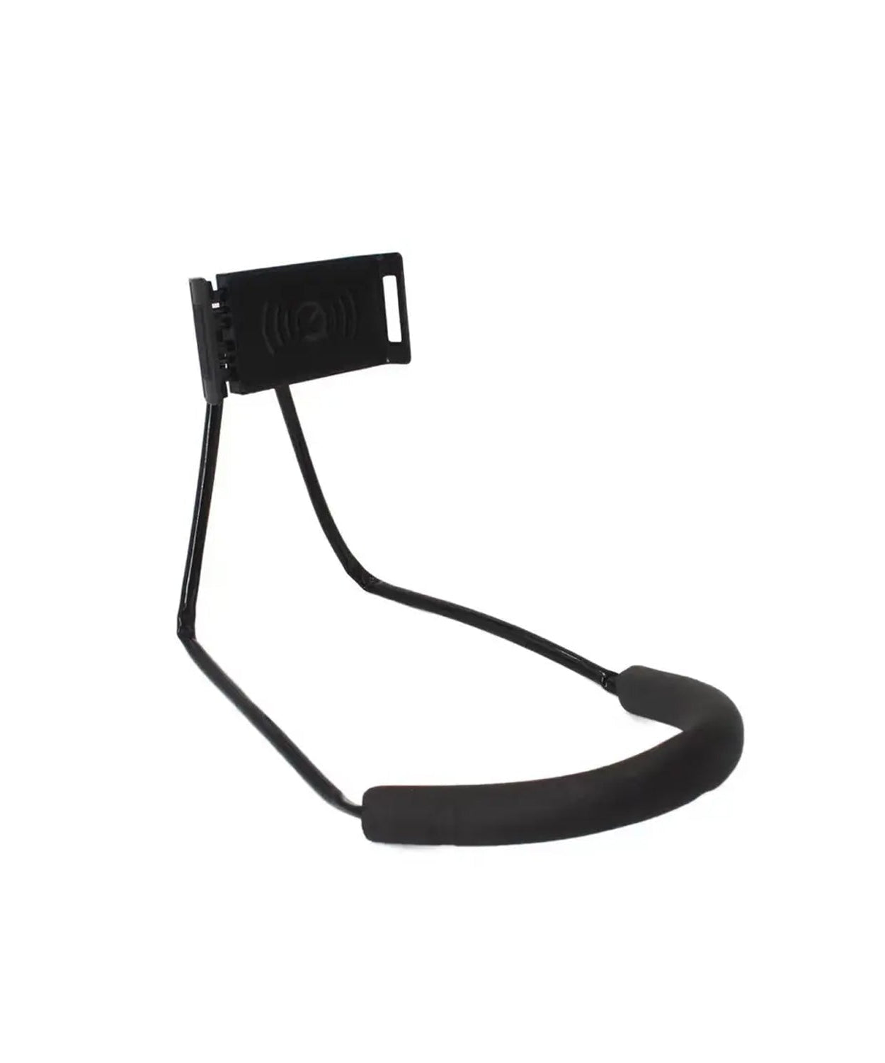 Flexible bracket for phone and tablet, ideal for hands-free use.
