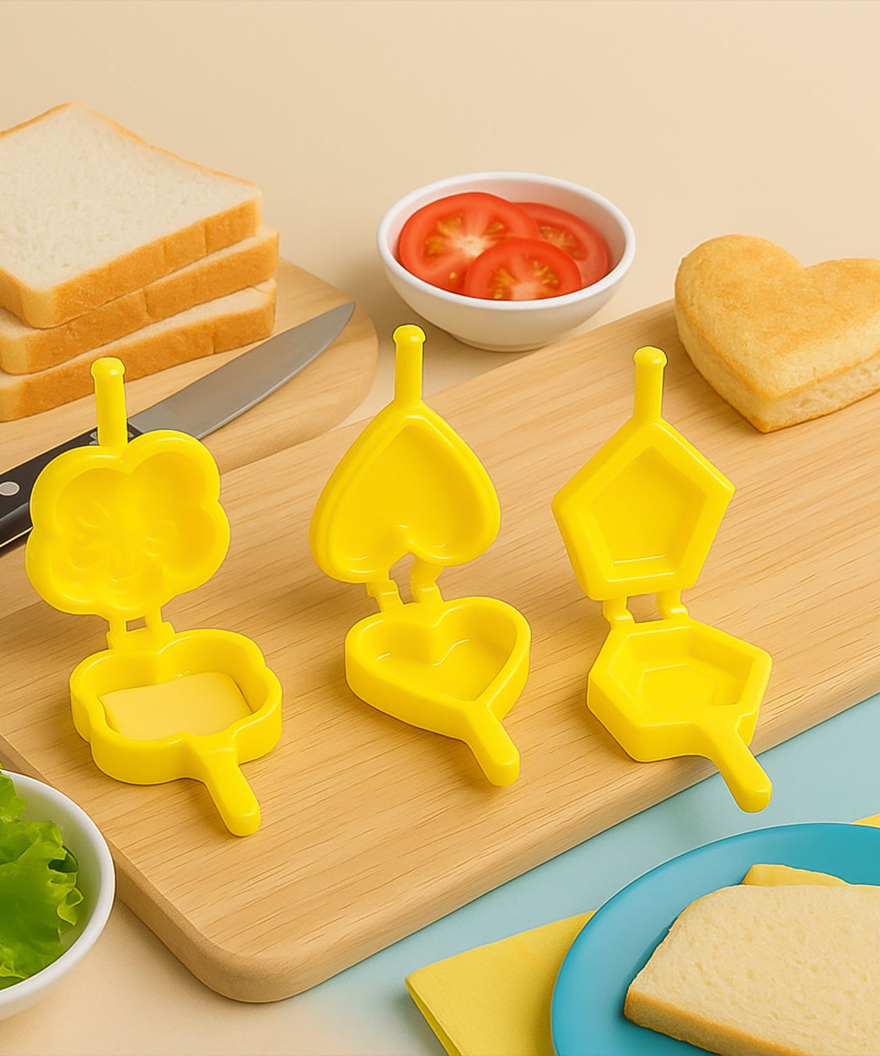 Baking Essentials Plastic Cookie Mould Set