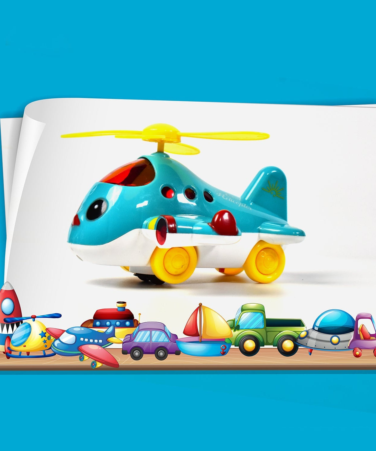 Toy plane with sound effects