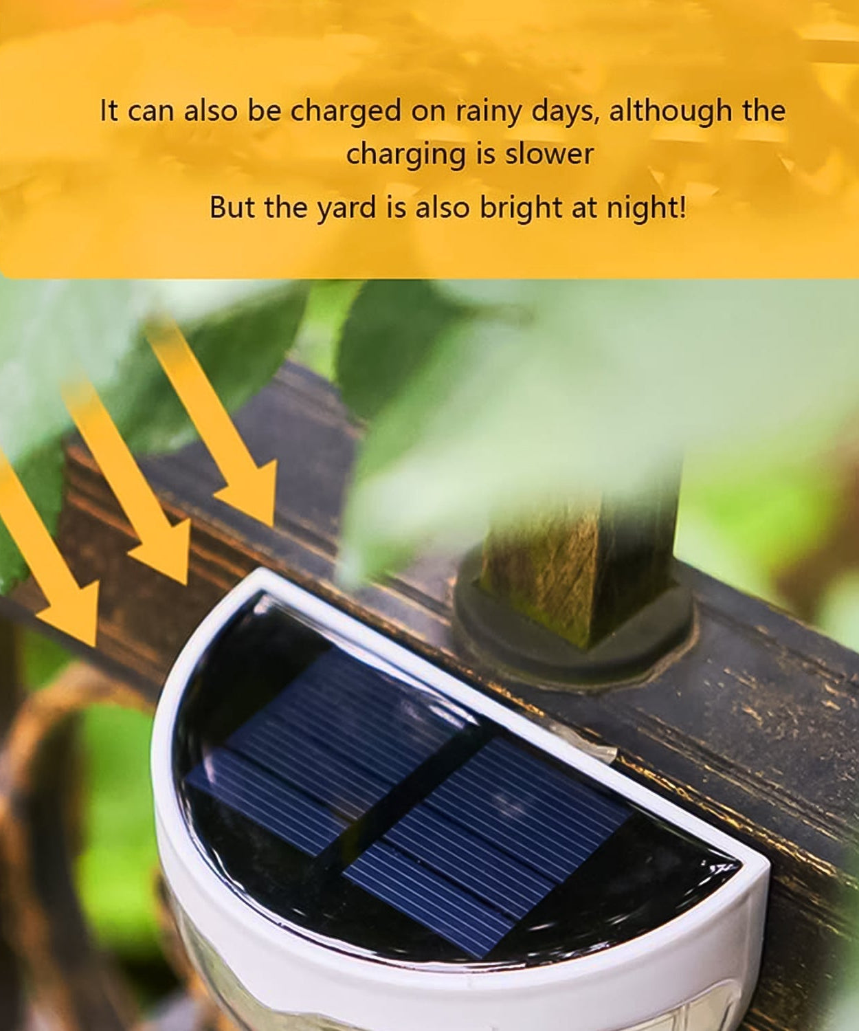 Outdoor Solar Fence Lamp