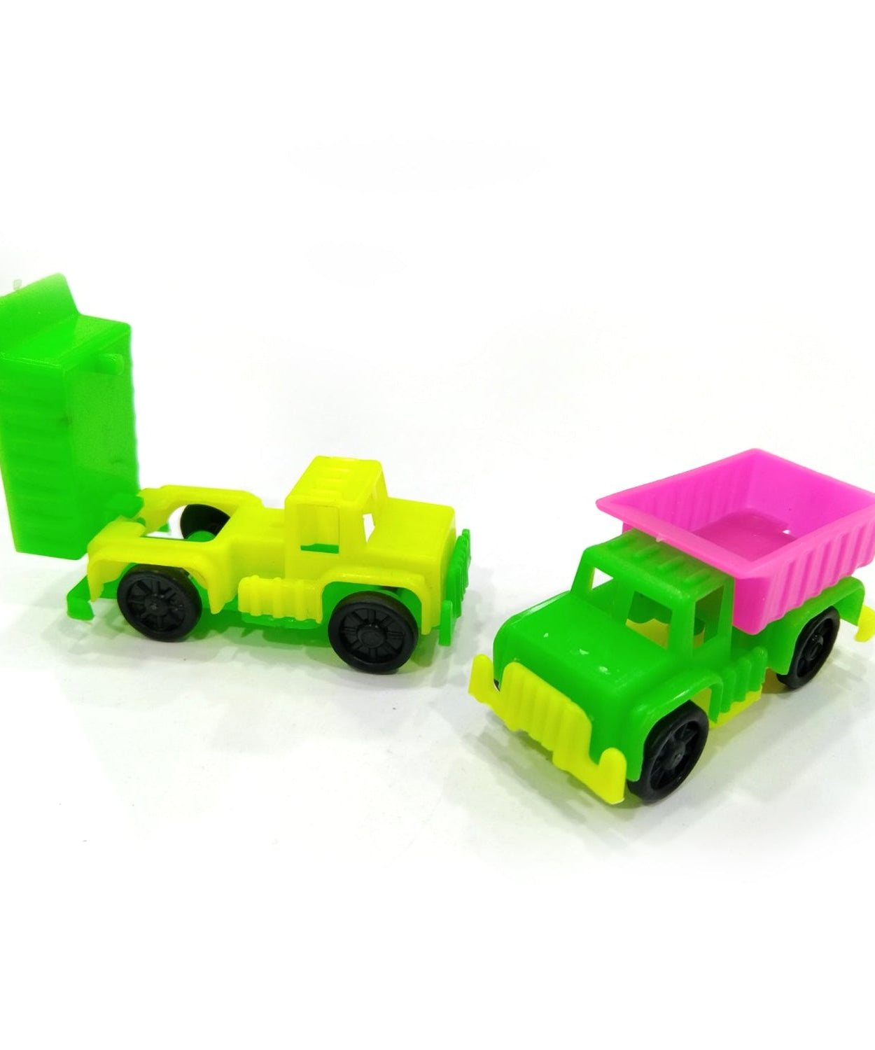 Push & go toy set for children, friction-powered, 16 pieces