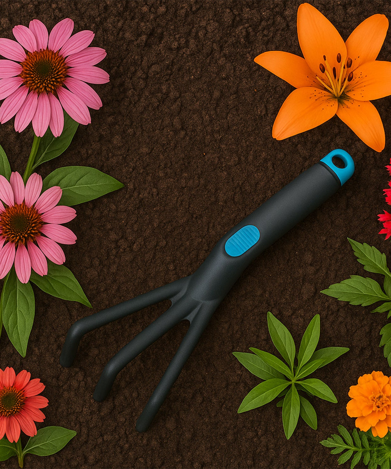 Plastic Premium Garden Hand Cultivator Tool (1 Pc)