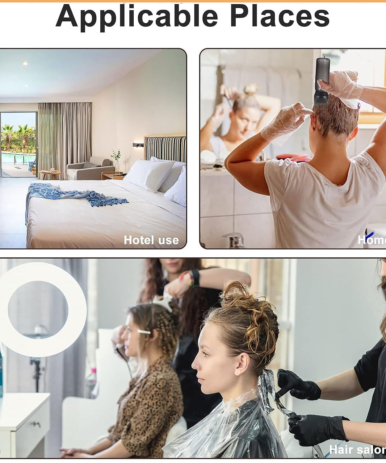 Comb Applicator Bottle, Hair Oil Applicator Bottle for Hair Dye Bottle Applicator Brush with Graduated Scale, Professional Brush Applicator Comb Hairdressing Coloring Styling Tool (1 Pc), Hair accessories