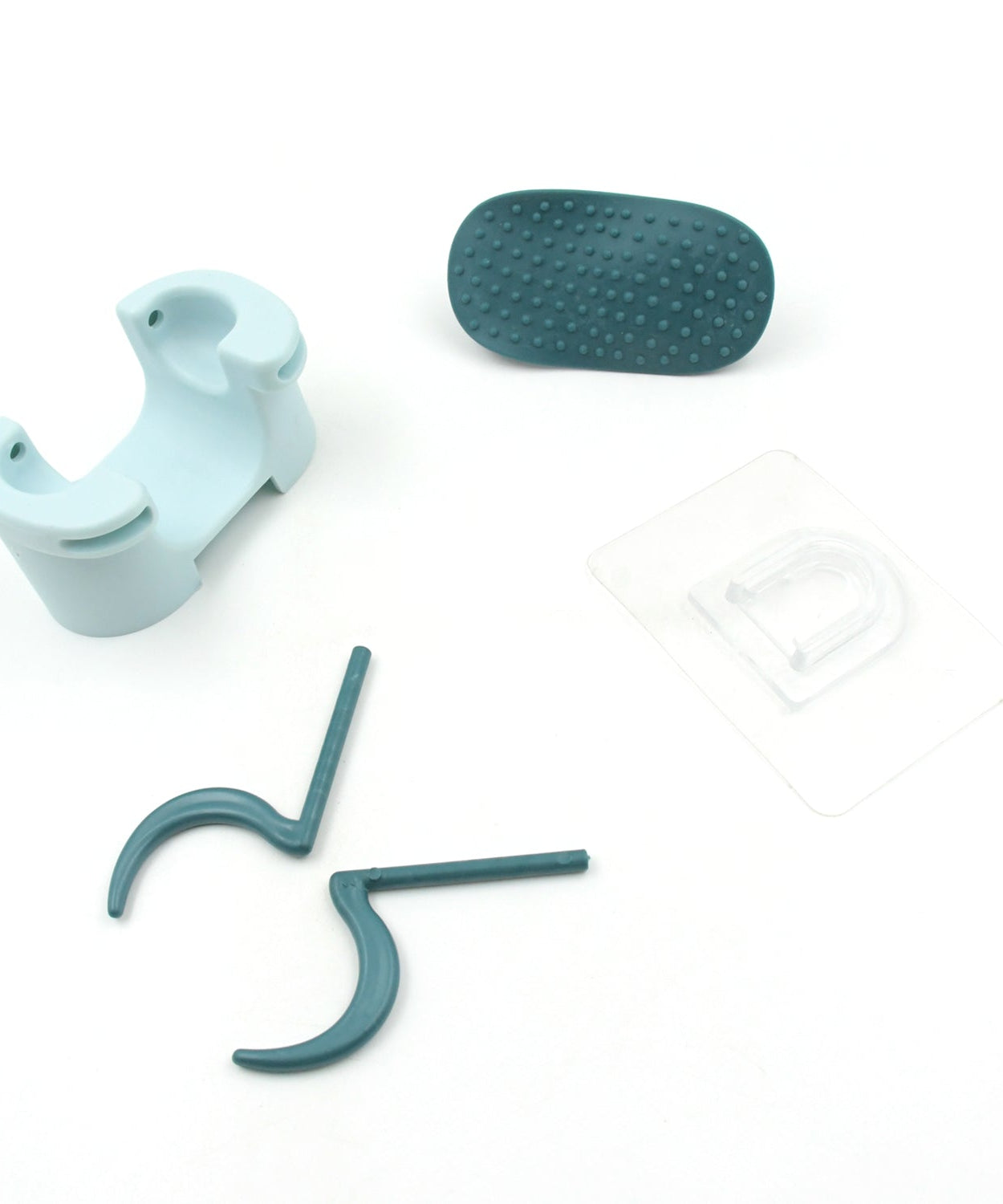 Multifunctional Cartoon Sticky Punch Free Mop Holder Wall Mounted Broom Organizer Cleaning Tools Holder Hanger, Self Adhesive Cute Cow Head Suction Cup Hanging Hook for Bathroom Kitchen (1 Pc)