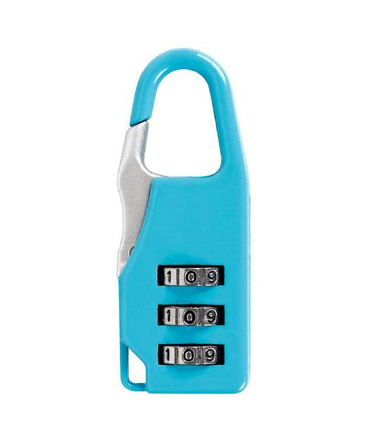 Round combination lock with reset functionality