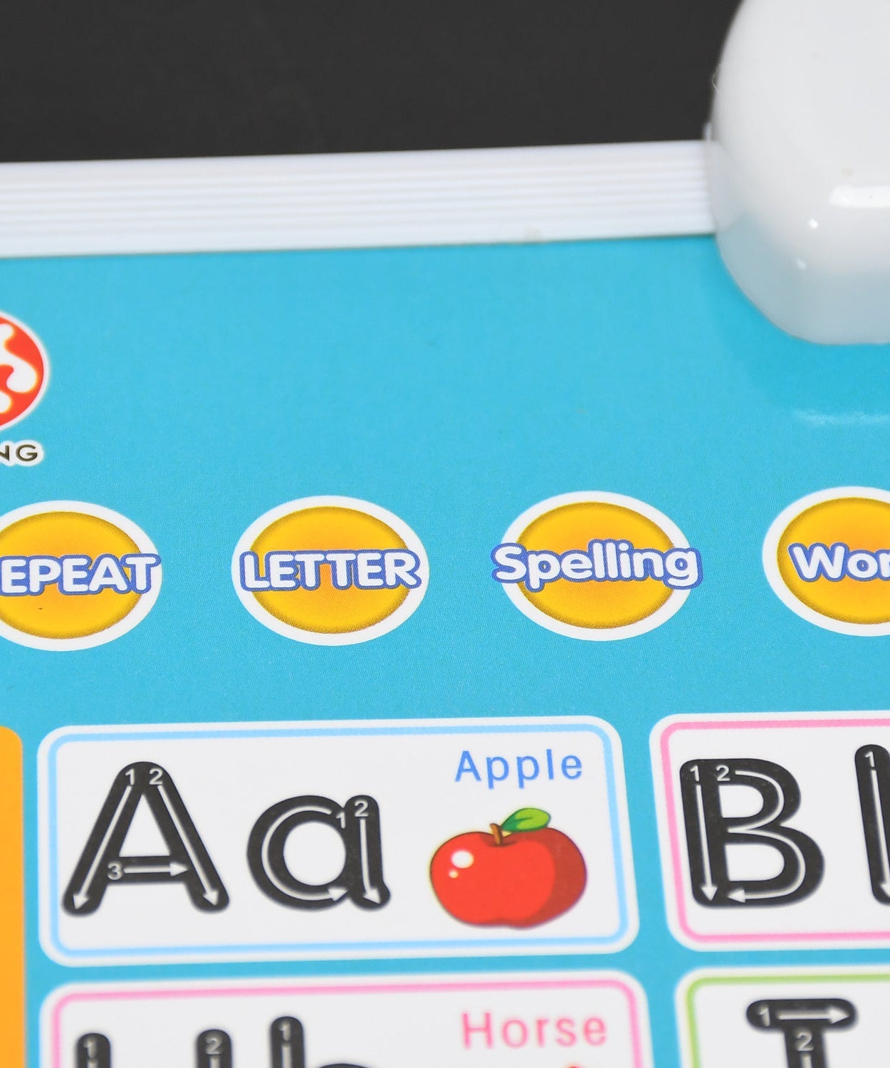 Musical educational board for kids with doodle pen