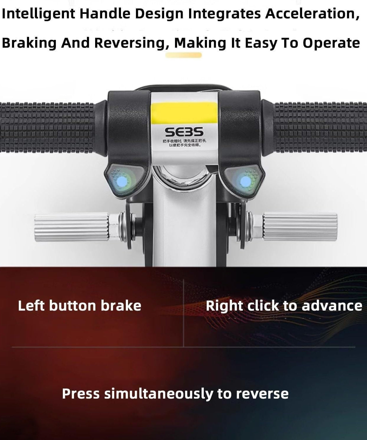 Electric suitcase smart driving luggage electric suitcase scooter with removable battery speed (1 Pc)