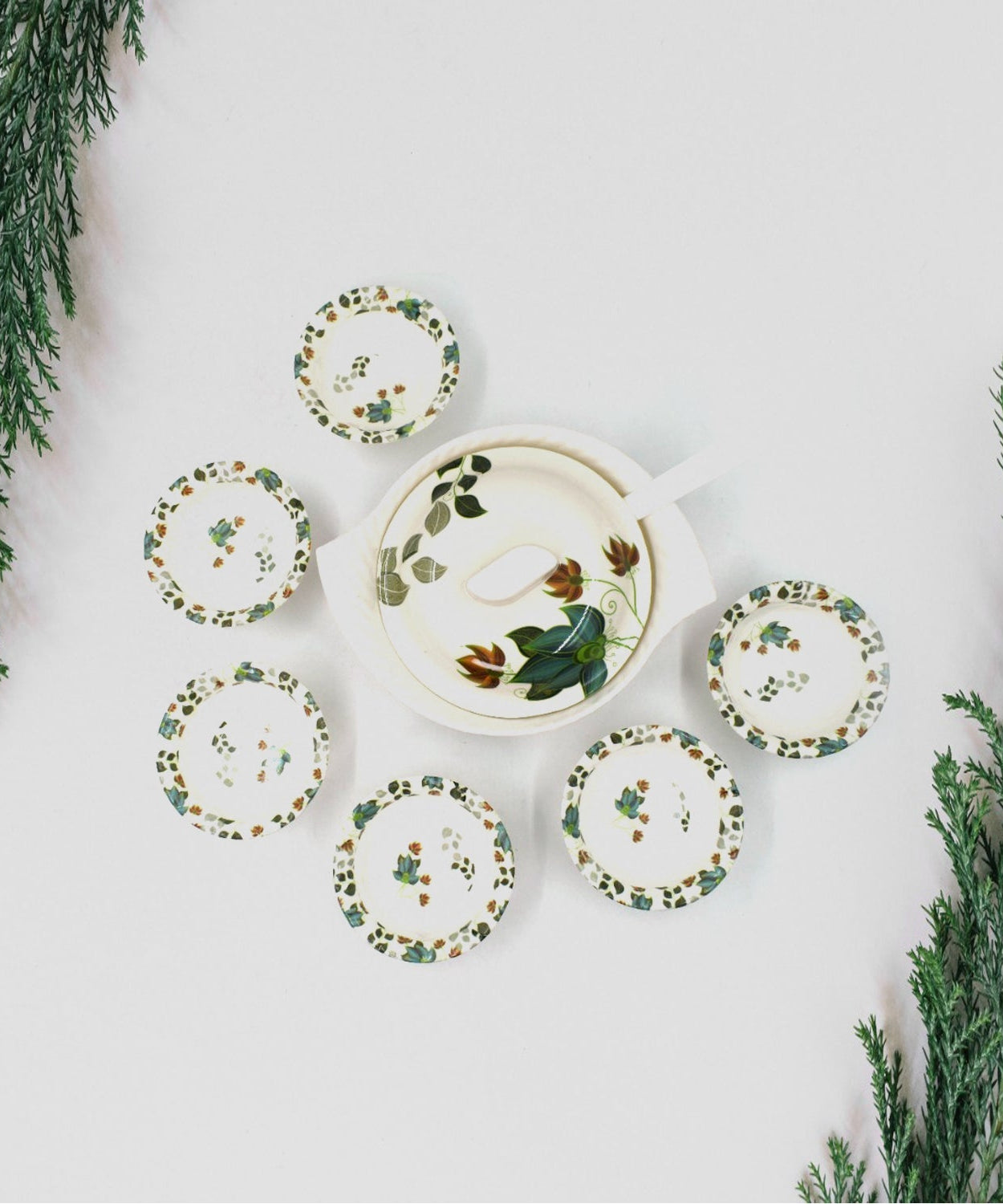 High-quality 9-piece pudding set.