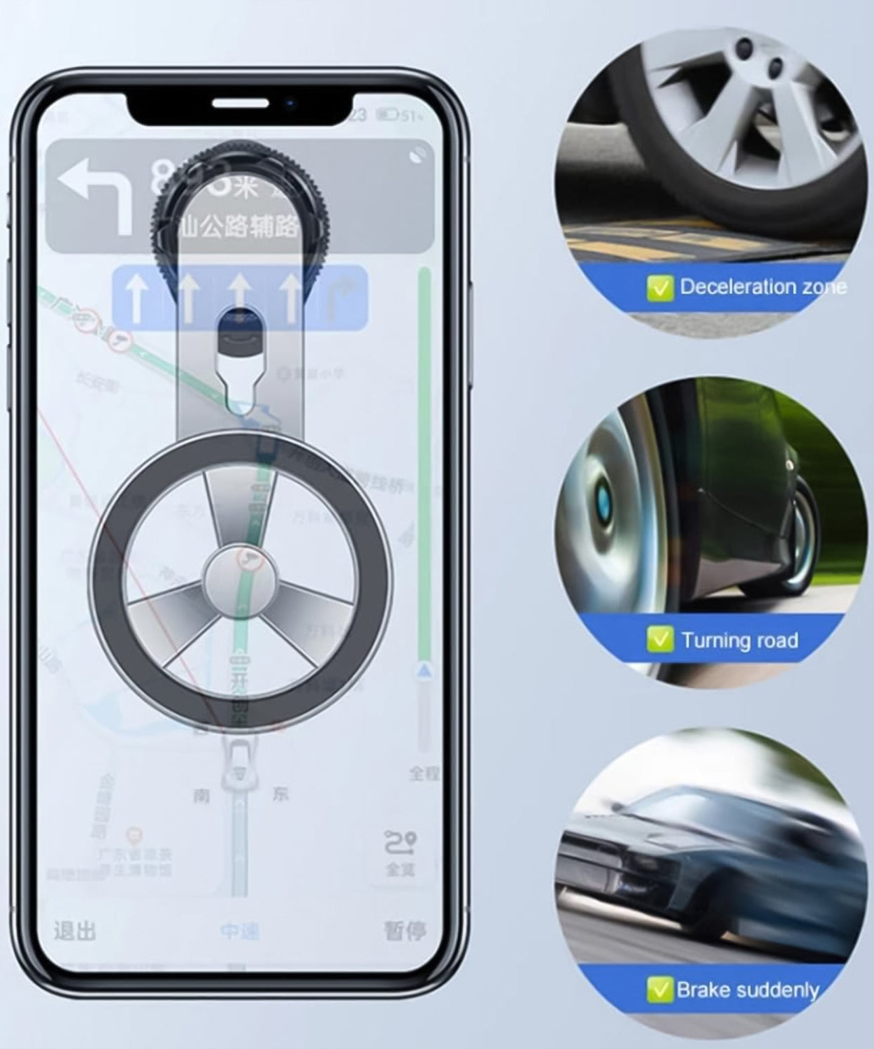 360-Degree Adjustable Air Vent Magnetic Holder