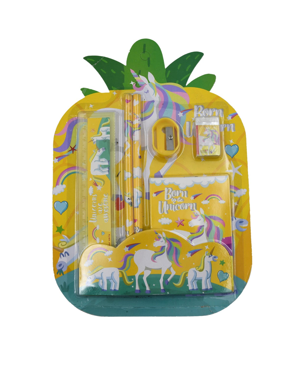 6-piece set with stationery essentials for school