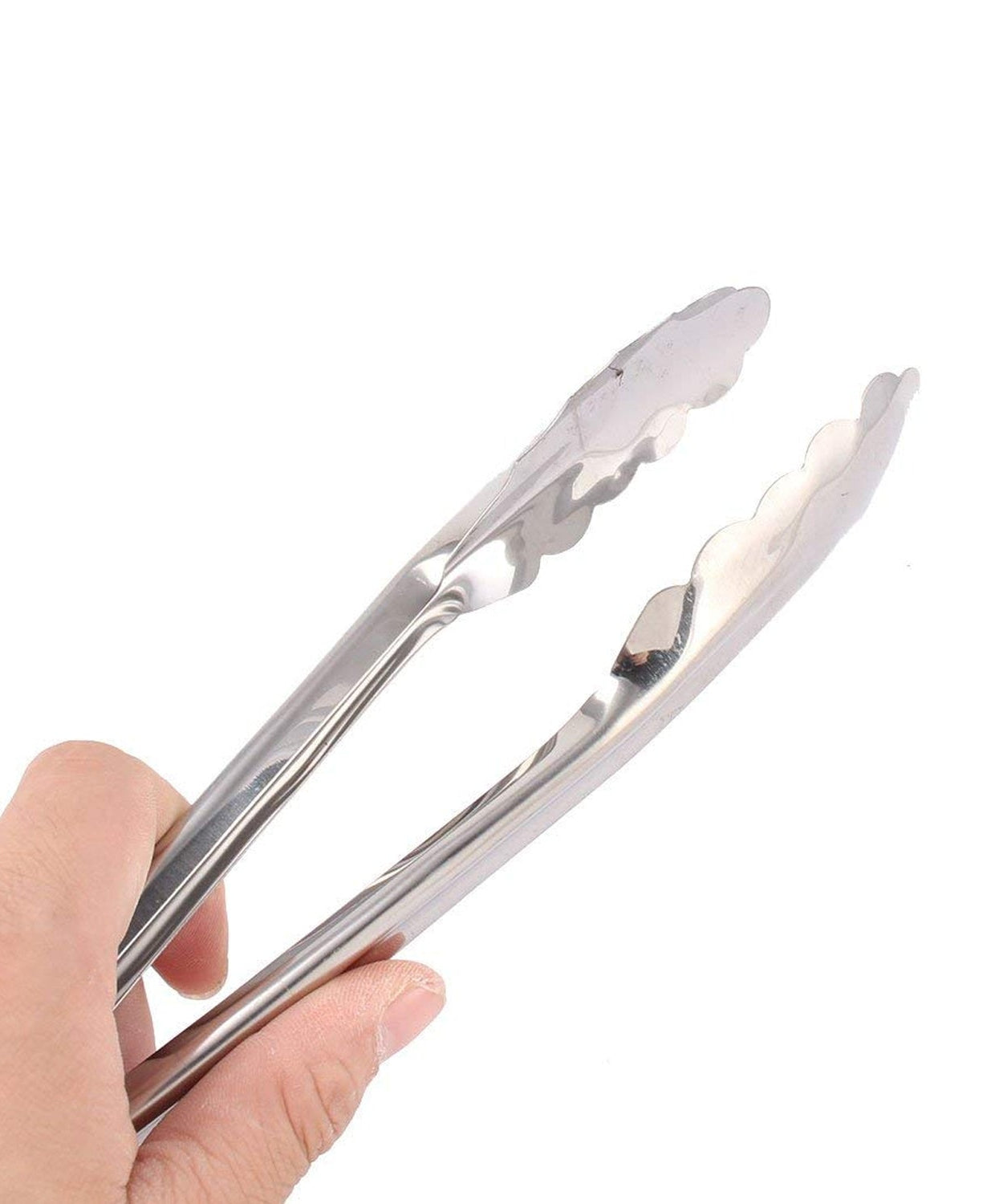 Metal Household Kitchen Salad Dessert Buffet Food Tong Clamp Clip (1 Pc / 17 Cm)