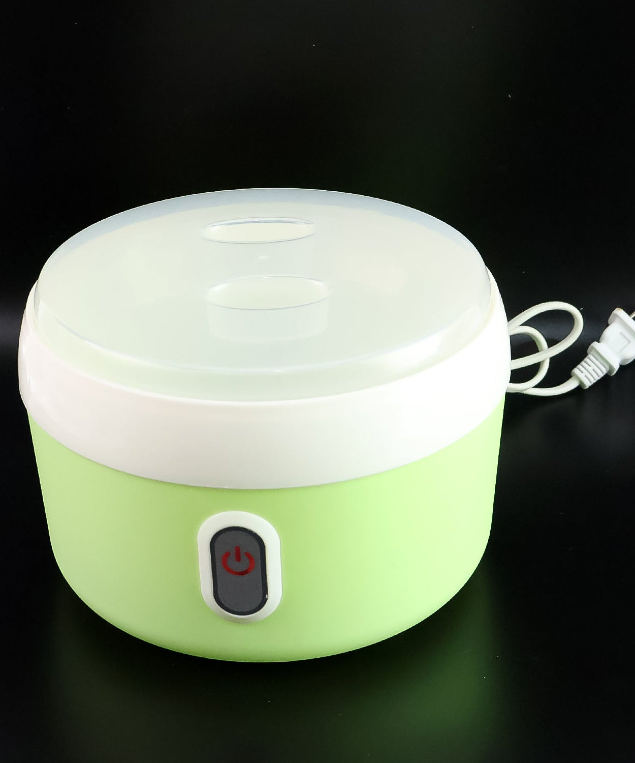Green Electric Yogurt Maker used in all kinds of household and kitchen places for making yoghurt.