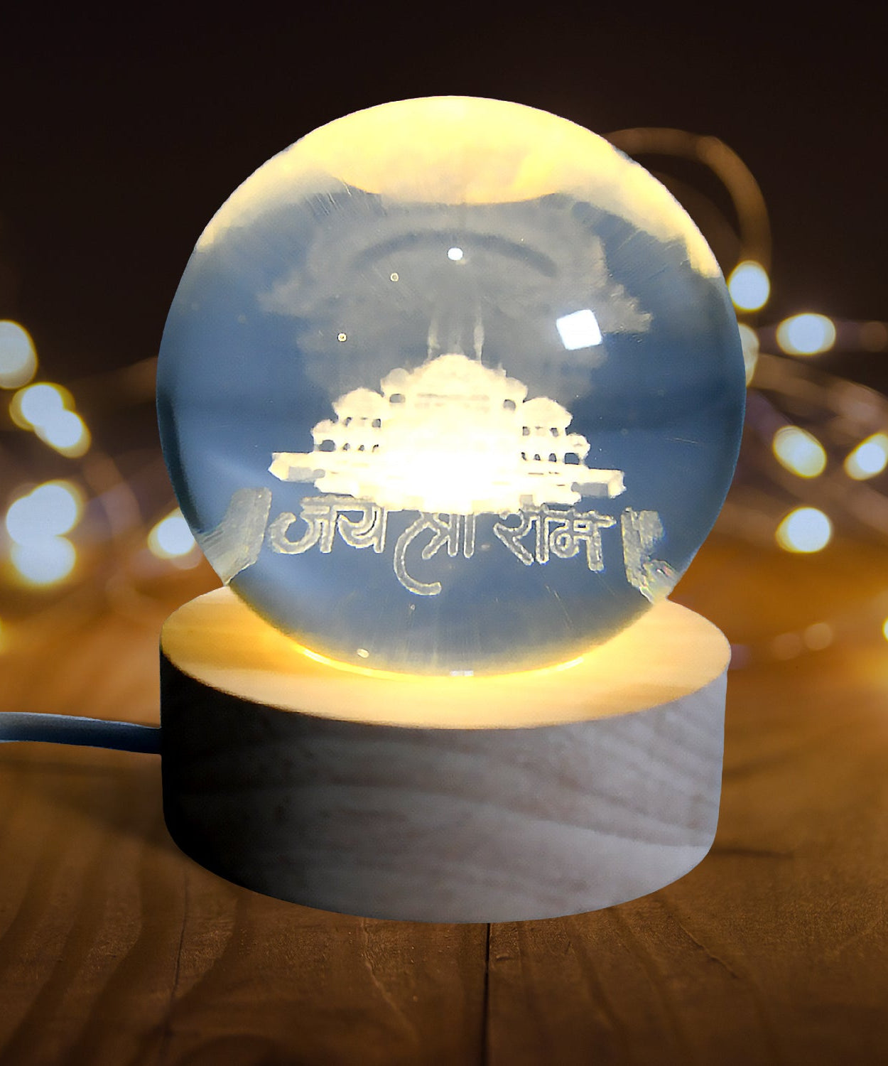 3D Crystal Ball lamps for Bedroom 3D Lamps for Home Decoration 3D Crystal Ball Night Light Gifts for Women Gifts for Men Room Decor Items for Bedroom for Friend and Family (1 Pc)