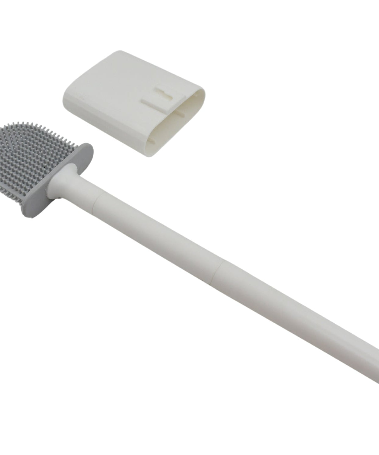 Portable Silicone Toilet Brush – Wall-Mounted, Anti-Drip Cleaner with Non-Slip Handle