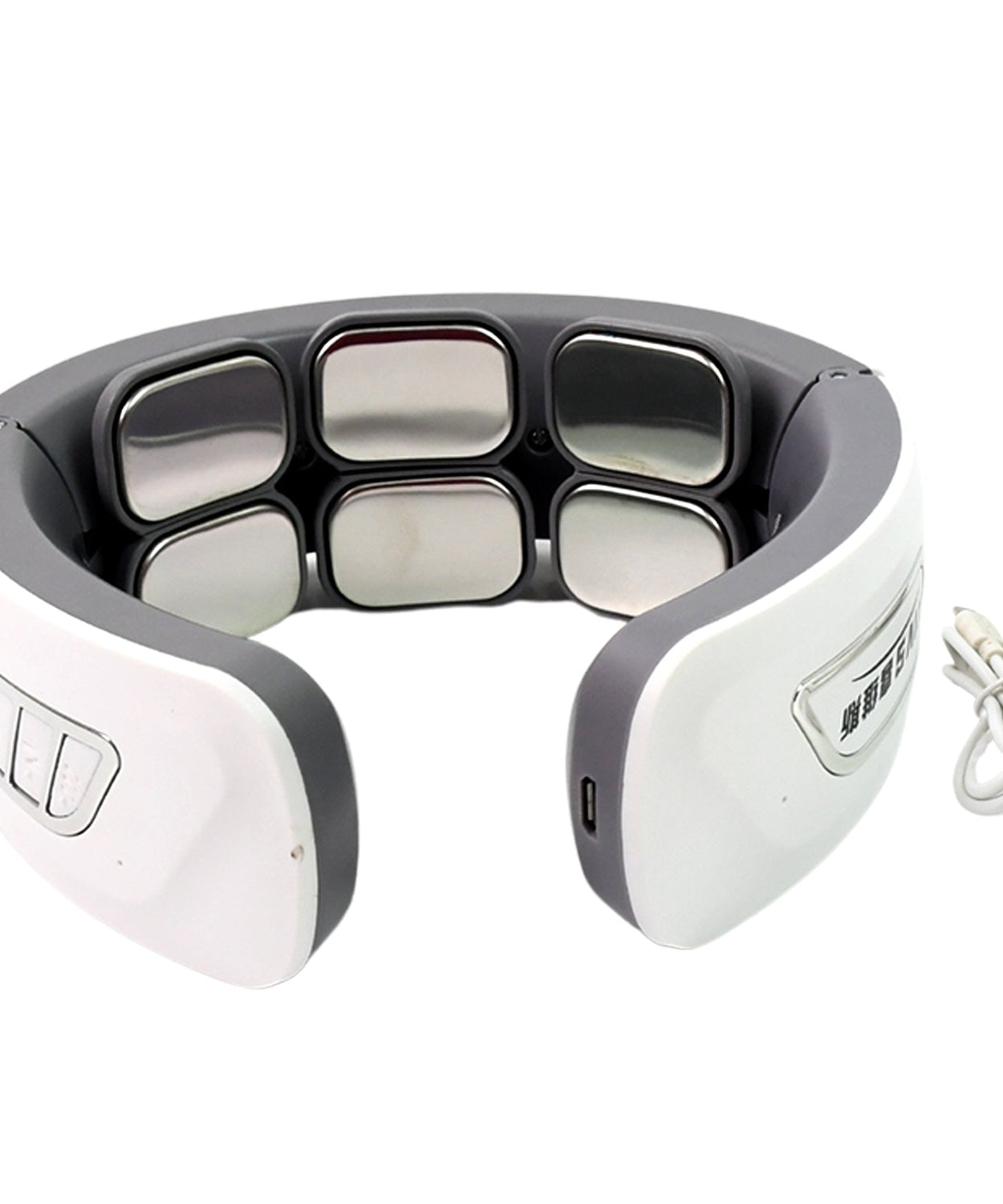 6 Heads Smart Electric Neck and Back Pulse Massager Wireless (1 Pc)