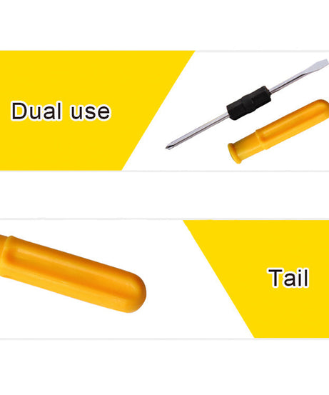 Single instrument with dual screwdriver functionality