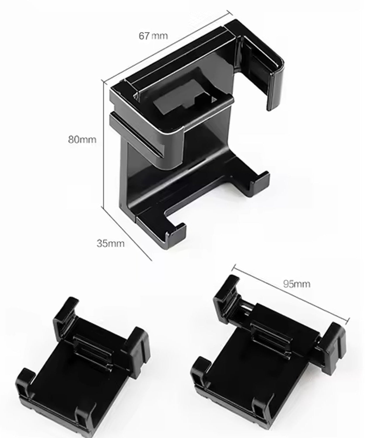Smartphone Car Holder – Air Vent & Dashboard Bracket (1 Pc)
