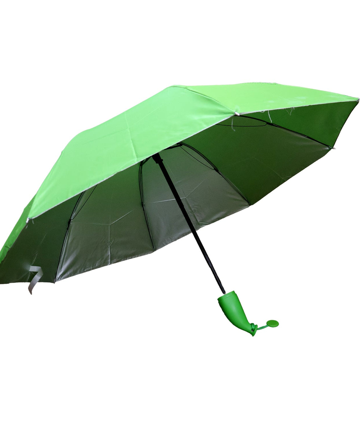 Green Stylish Banana Shaped Mini Foldable Umbrella