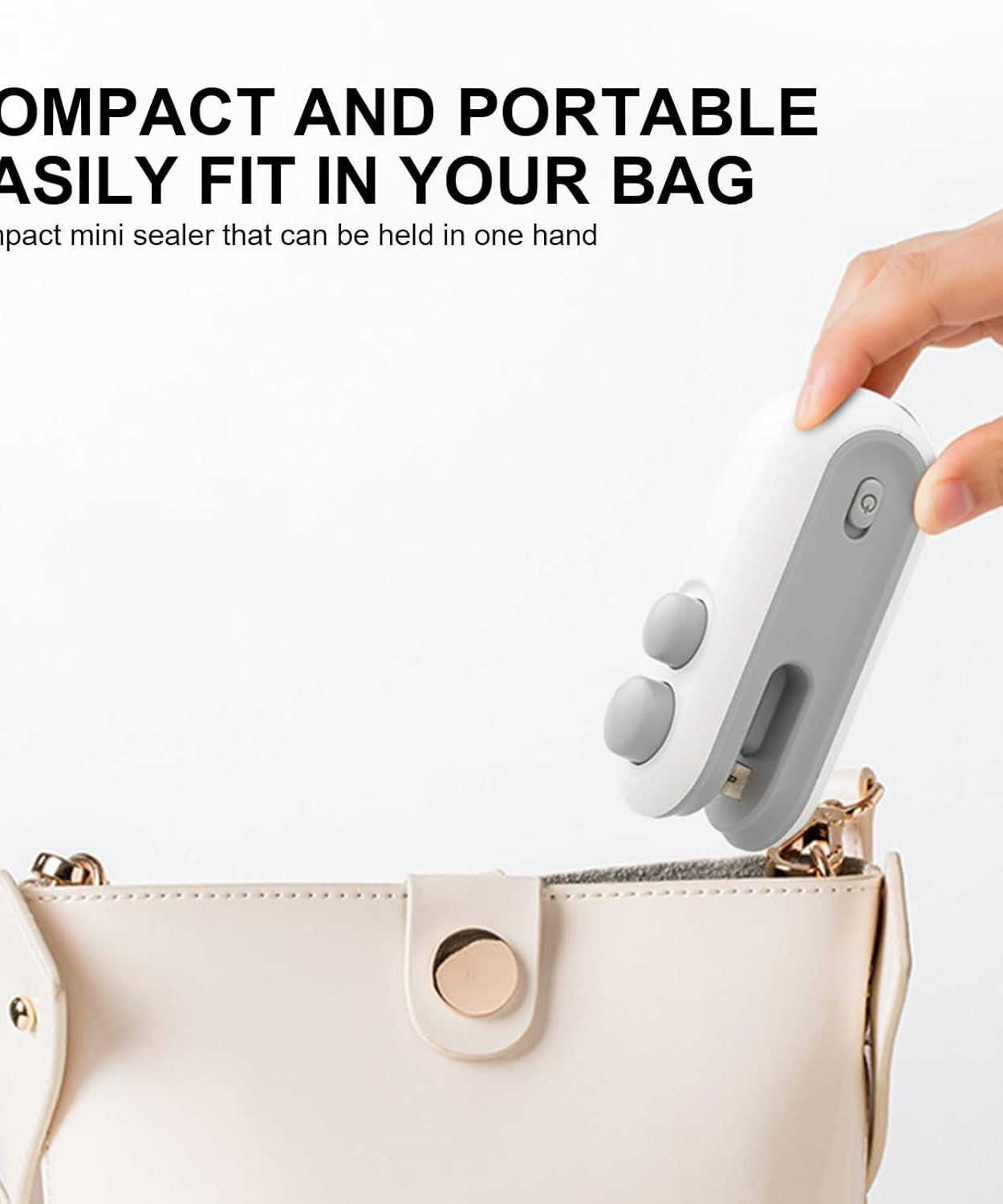 Mini Bag Sealer, 2 in 1 Seal & Cutter Heat Sealers