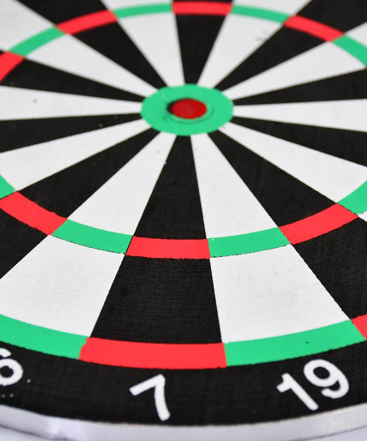 Dart board and dart set close-up