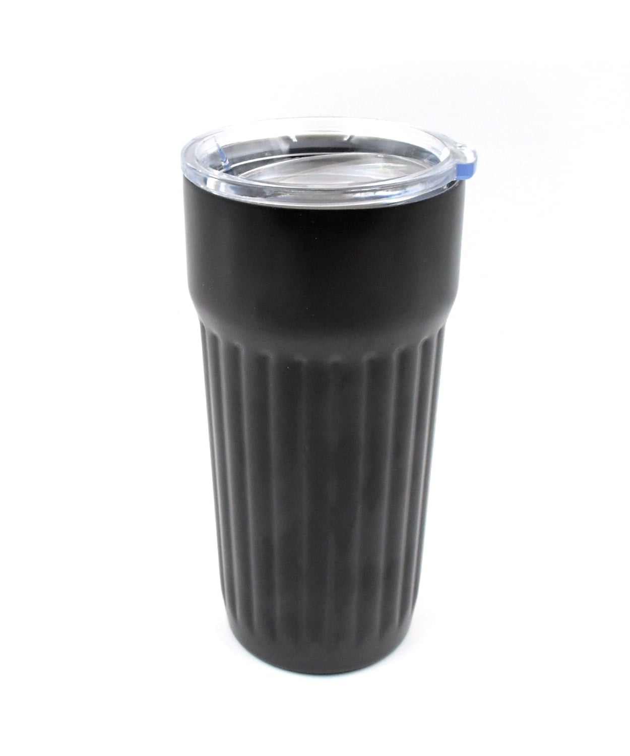 Travel mug with double-wall insulation for coffee and tea.