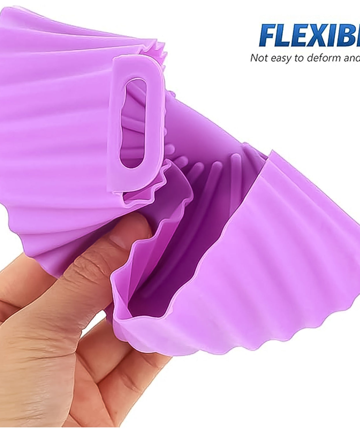 Air Fryer Reusable Silicone Pot with Handles (6 Pc set)