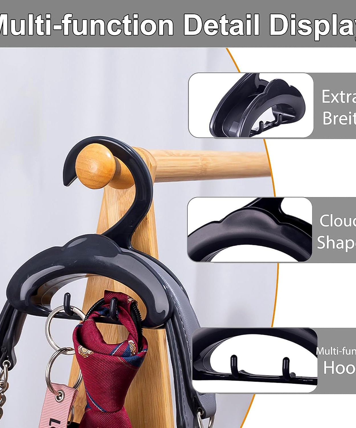 Stylish Cloud Plastic Wall Hook 