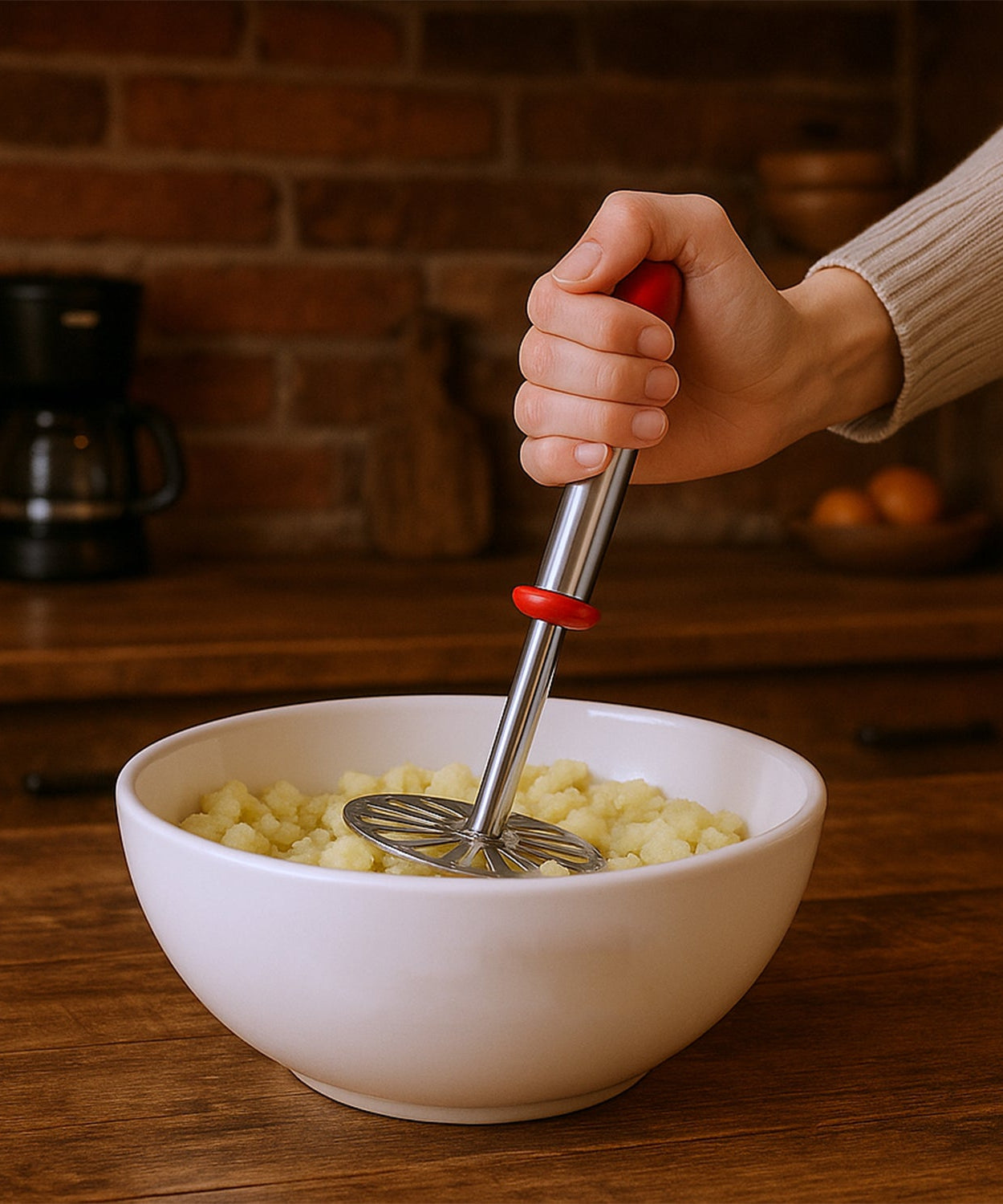 Stainless Steel Potato Masher, PauBhaji Masher