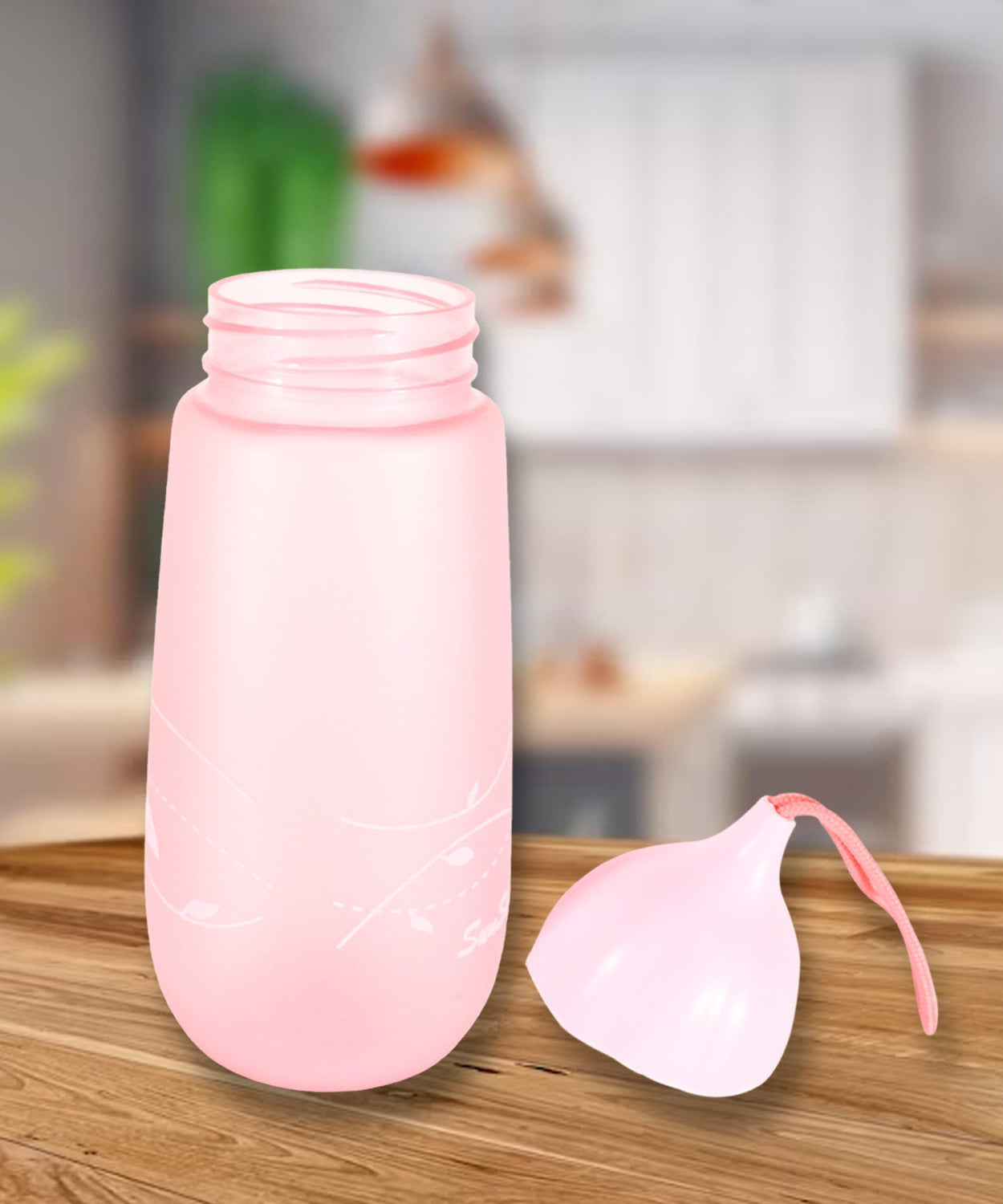 Unique Shape Premium Plastic water bottle With Dori Easy to Carry leakproof BPA-free, water Plastic water bottle for children, Home, School (1 Pc / 550 ML)