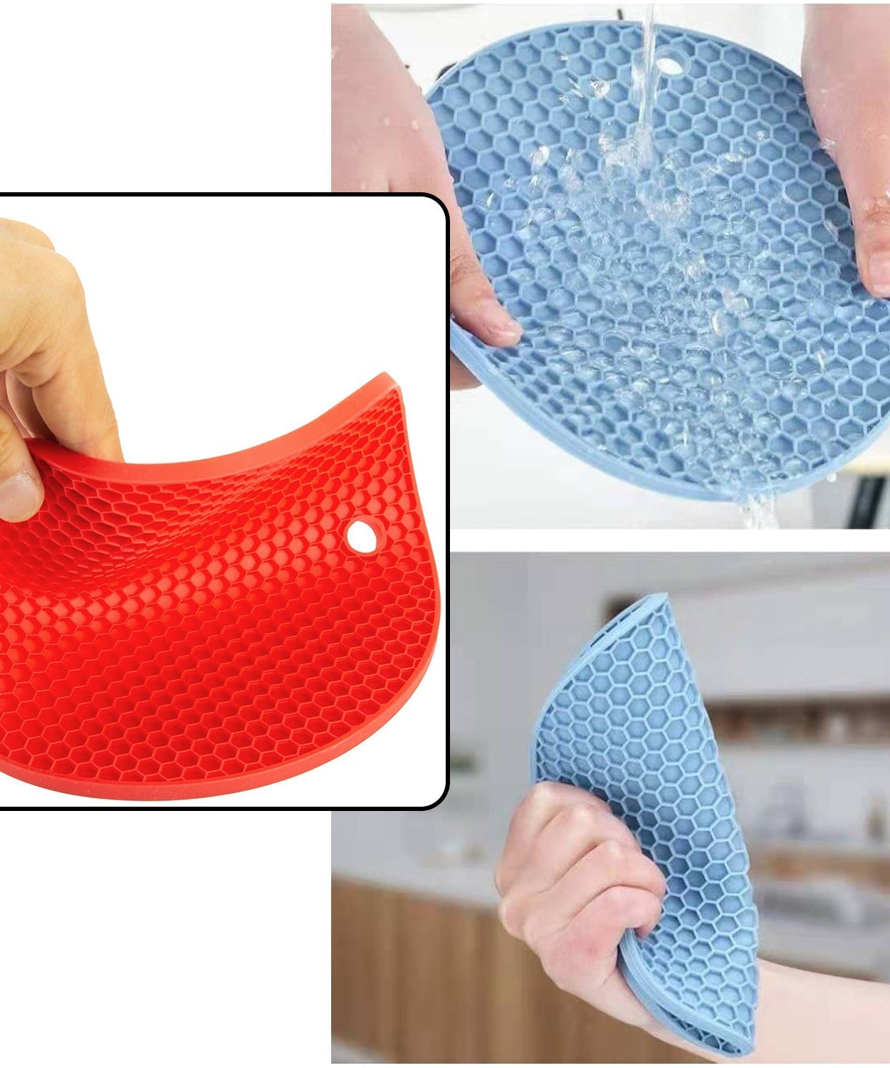 Silicone Trivet for Hot Dish and Pot, Silicone Hot Pads ( 1 pcs )