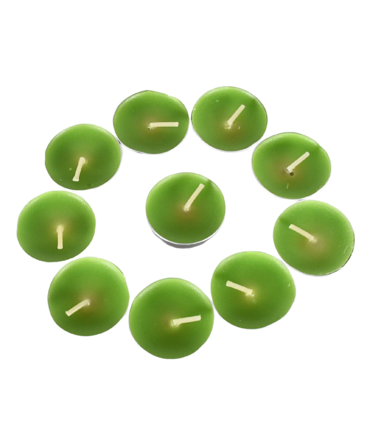 8-9 Hour Unscented Smokeless Candles – For Diwali, Christmas, Weddings, Parties & Mood Dinners, Diwali (10 Pc)