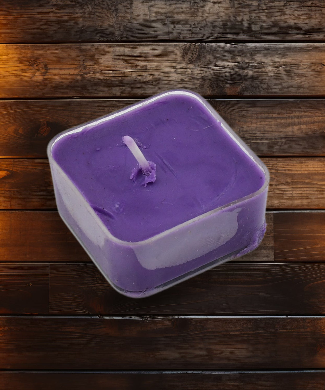 Smokeless Scented Acrylic Lavender Tealight Candles | Scented Acrylic Tealight Candle Set of 1 for Home Decoration and Celebrations | Long Burning Time Candle, Diwali (1 Pc / Mix Color)