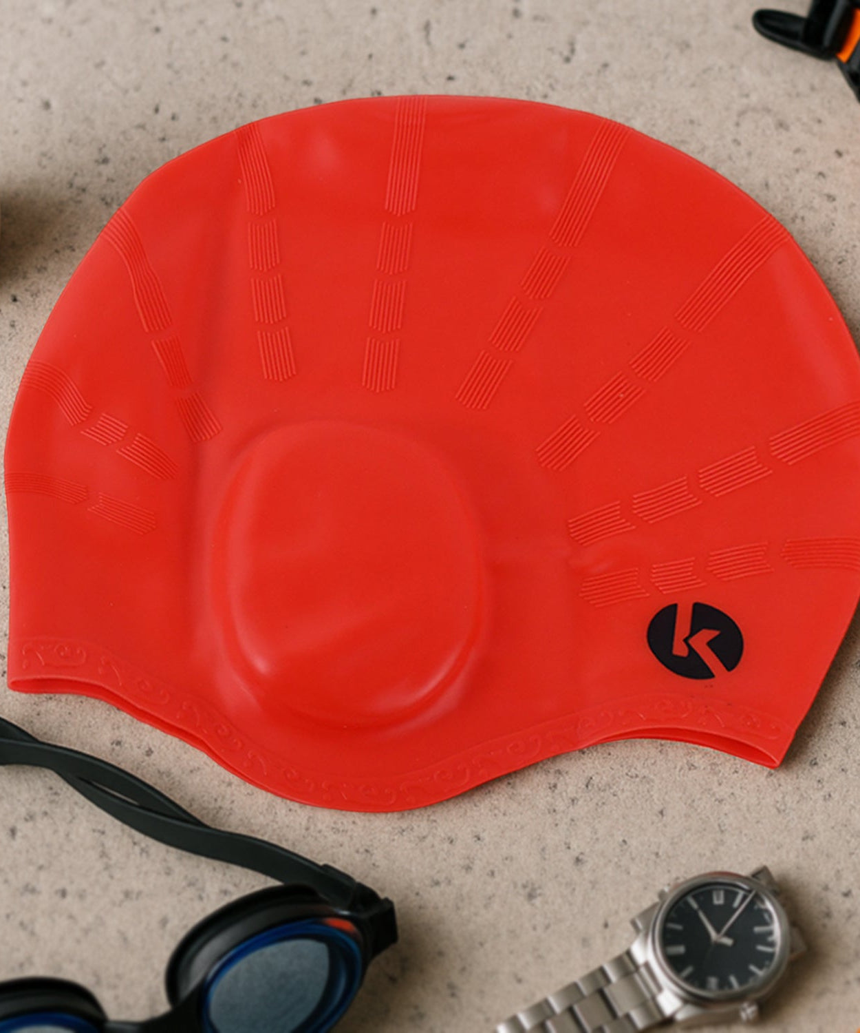 Knx Professional Silicone Swimming Cap (1 Pc)