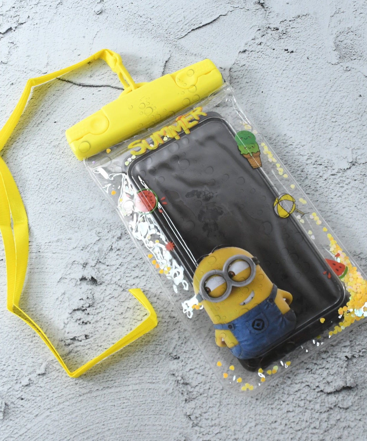 Waterproof Phone Pouch with Belt for All Android & iPhone Models (Mix Color)