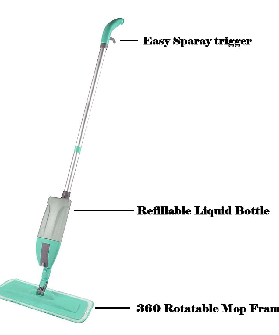 Mop with spray function and detachable cleaning pad