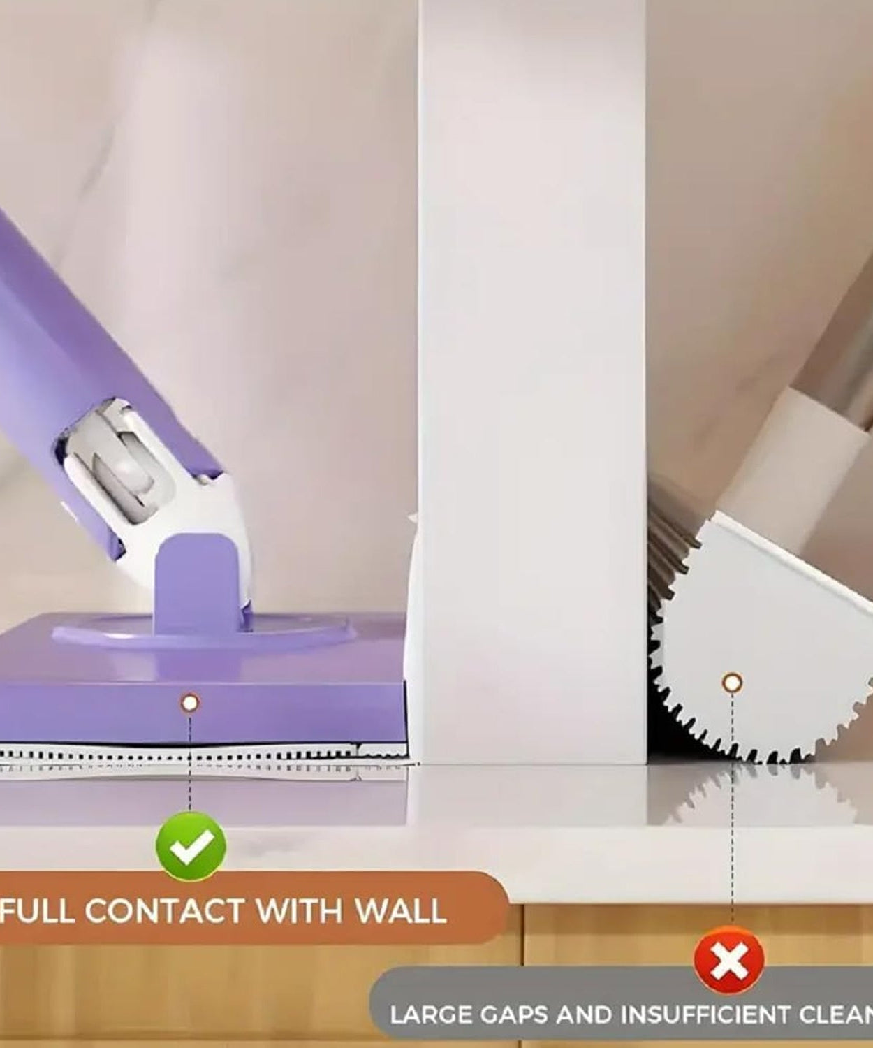 Automatic Cloth Changing Mini Mop with Push Pull Cloth Changing Handle (1 Pc)