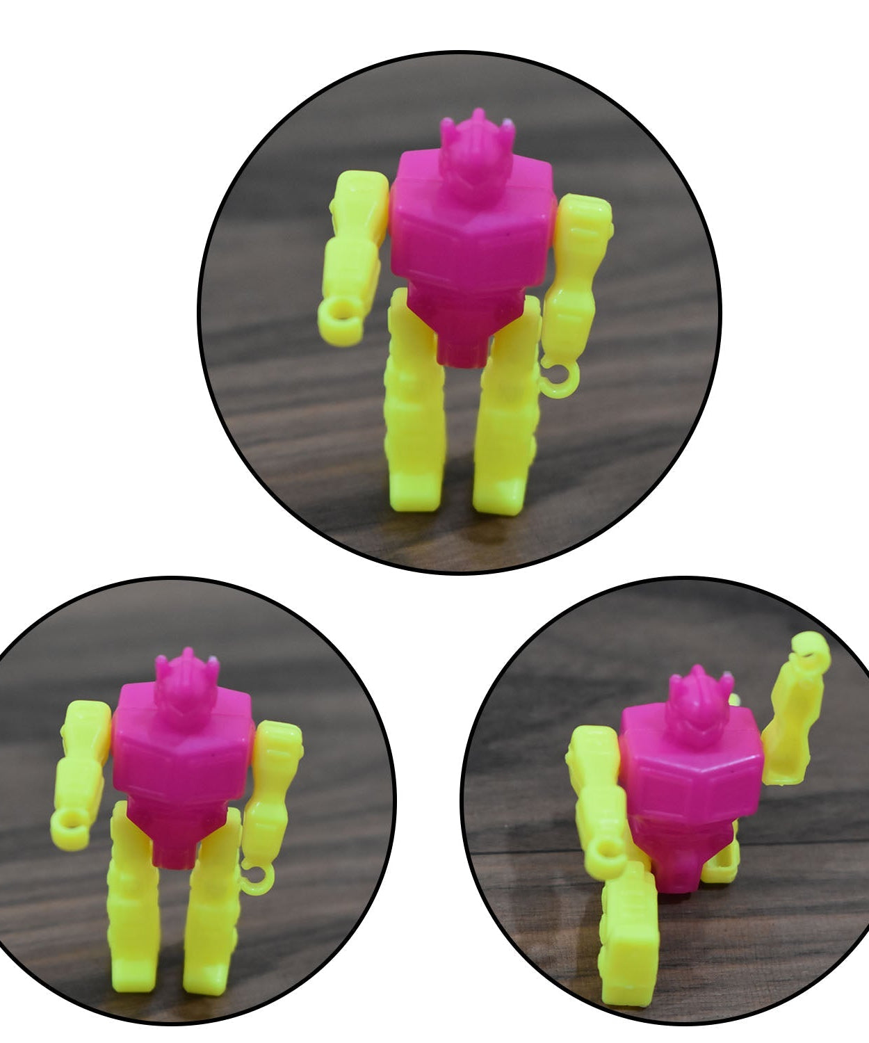 Small robot toy with interactive features