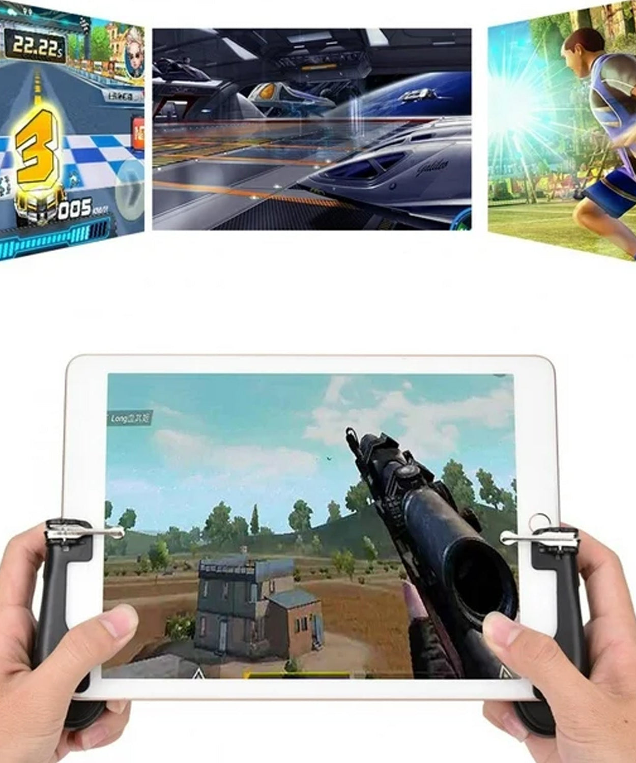 PUBG Mobile Game Metal Controller Joystick Attachment Accessory