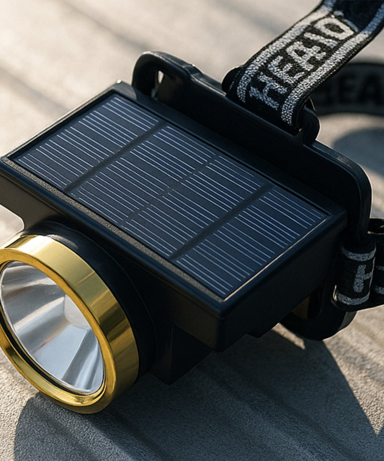 Rechargeable Solar LED Head lamp