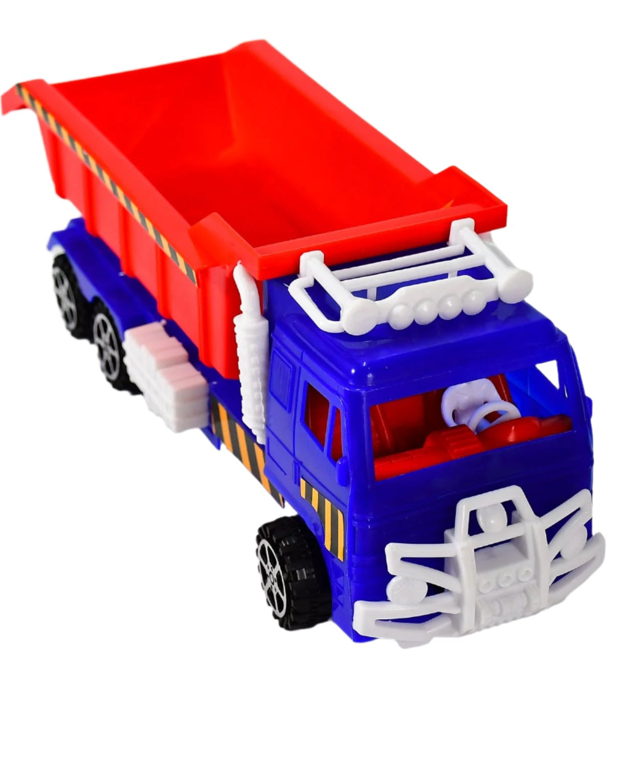Truck toy with friction power feature