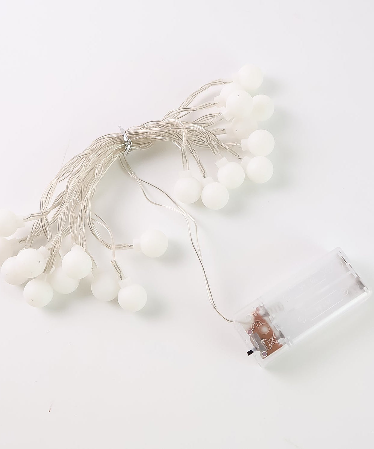 Battery Powered Warm White Ball Fairy Lights