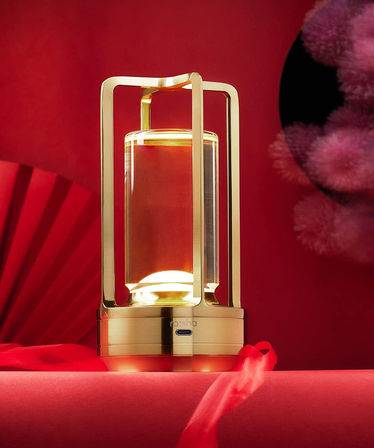 Crystal Lantern Lamp, Crystal Lantern Table Lamp, 3 Colors Rechargeable Cordless Led Lights for Restaurant / Bedroom Lights (1 Pc)