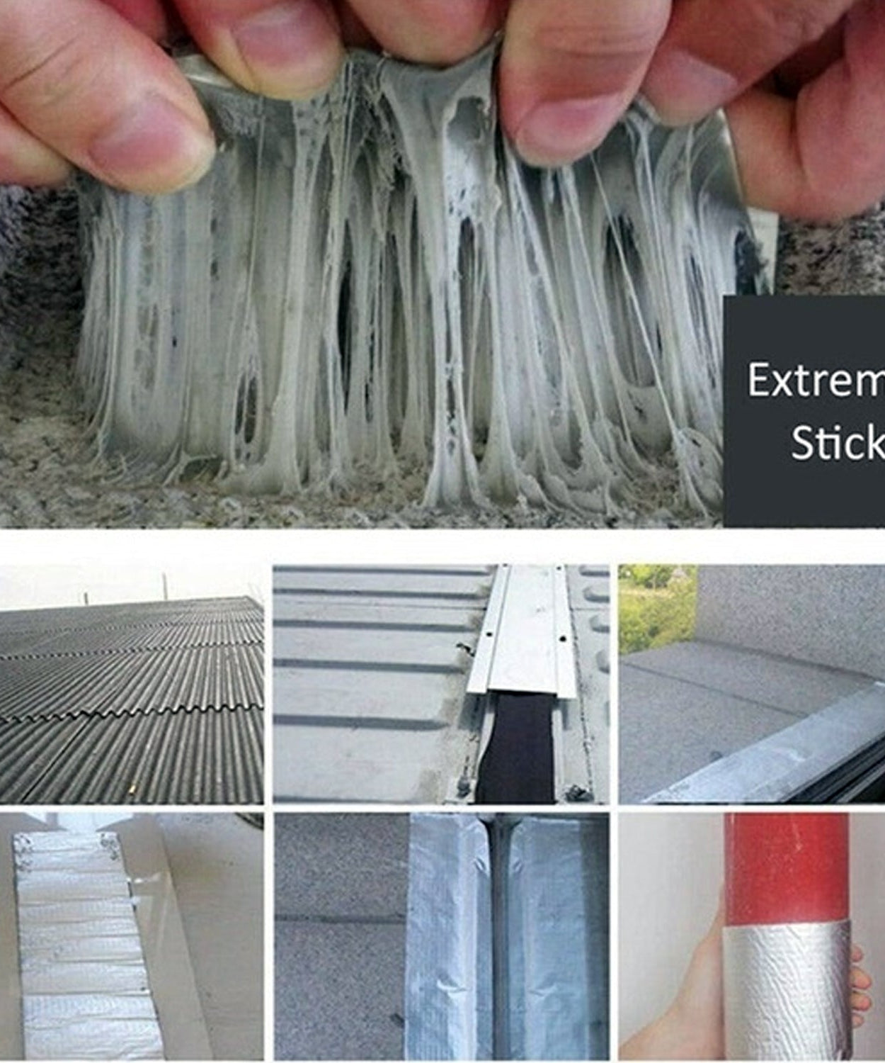 Aluminium foil duct tape for thermal insulation