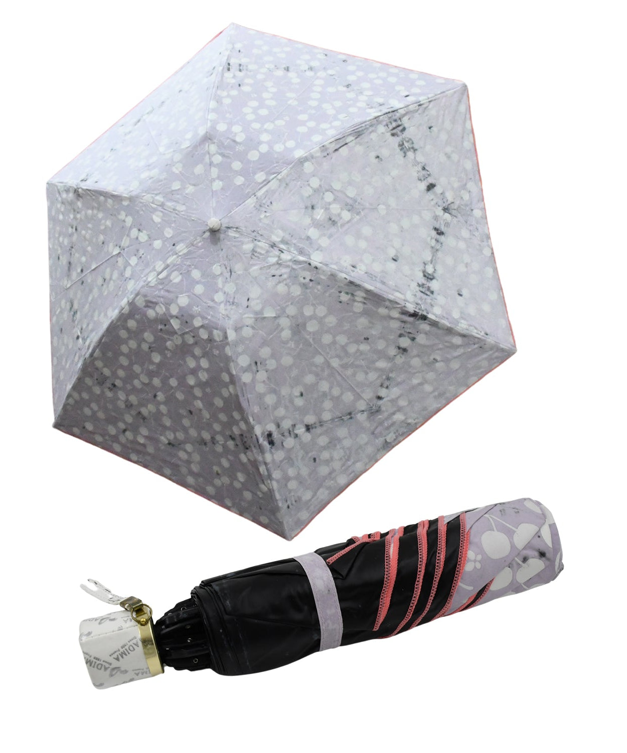 2 Fold Sun Protective Solid Foldable Outdoor Umbrella, Portable Sun, UV Protection Lightweight Rain Umbrella With Umbrella Case For Girls, Women, Men, Boys
