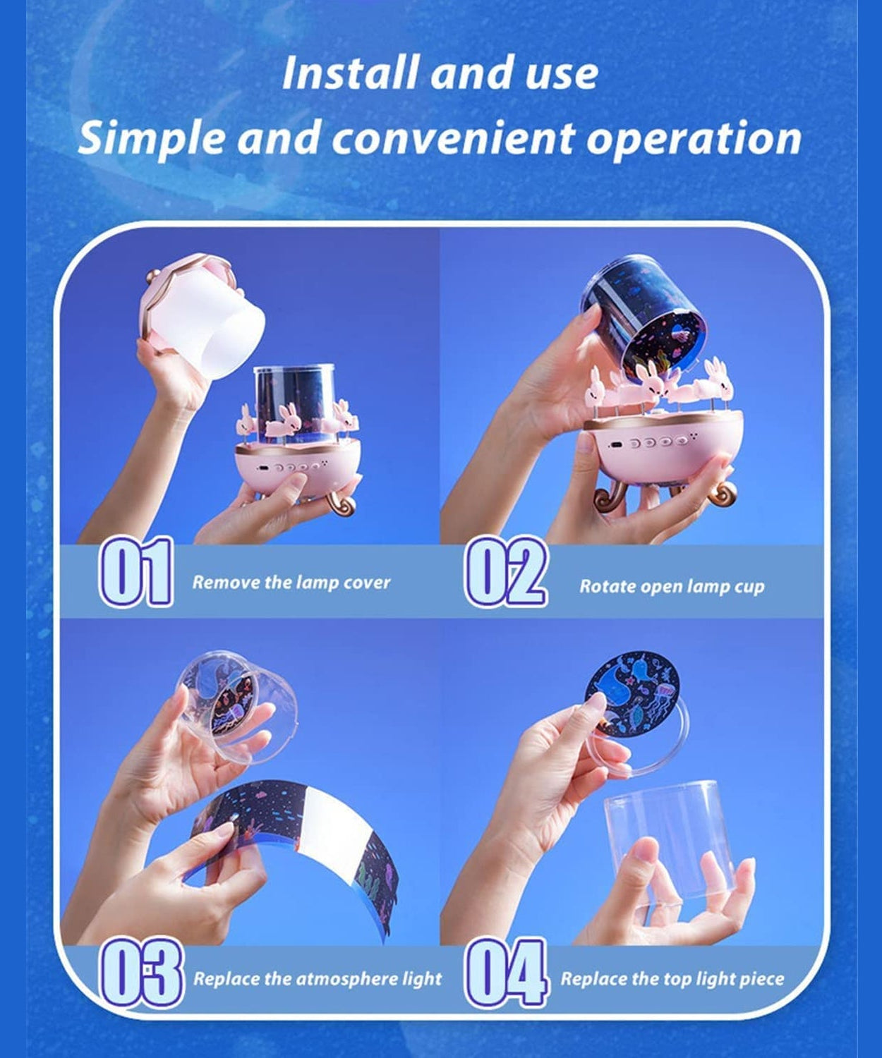 Wonder Whirl Rotating Light